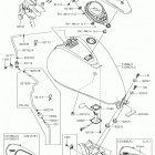 VULCAN 900 Custom Топливный бак