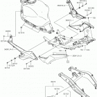 Ninja 650 Боковые крышки  /  крышка цепи