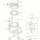 KX65 (KX65AHF) Cylinder head  /  cylinder