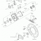 KX65 Задняя ступица колеса