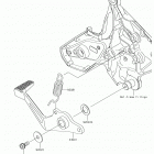 VERSYS 650 Педаль тормоза