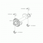 Ninja 650 (EX650KHFA) Валансирный вал