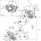 KX450F Картер двигателя