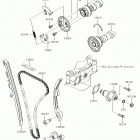 KX450F Распредвал(ы)  /  натяжитель
