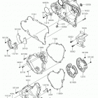 KLR650 Крышки двигателя