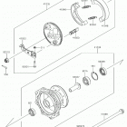 KLX110 (KLX110CHF) Переднее колесо