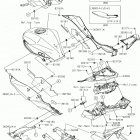 Z250SL (BR250FHF) Боковые крышки  /  крышка цепи