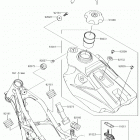 KX100 (KX100FHF) Топливный бак