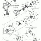 Ninja ZX-6R ABS Стартер