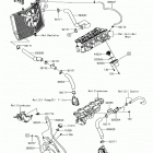 Ninja ZX-6R ABS Патрубки охлаждения