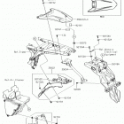 KLX150BF (KLX150FHFB) Заднее крыло