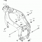 Ninja ZX-6R Крепление двигателя