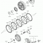 Ninja 300 ABS (EX300BHFB) Сцепление