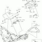 Ninja 300 ABS (EX300BHFB) Seat(bhfb)