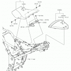 Ninja 300 (EX300AHF) Сиденье