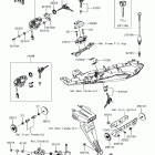 Ninja ZX-6R Замок зажигания  /  замки  /  отражатели