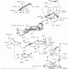 Ninja 300 ABS (EX300BHFB) Side covers  /  chain cover(bgf  /  bgfa)