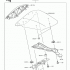 Ninja ZX-6R ABS Accessory(single seat cover)