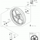 Ninja 300 ABS (EX300BHFB) Переднее колесо