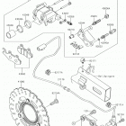 Ninja 300 ABS (EX300BHFB) Задний тормоз