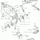 Ninja ZX-6R ABS (ZX636FHFA) Рама ,крепежные детали