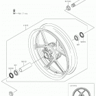 Ninja ZX-6R ABS (ZX636FHFA) Переднее колесо
