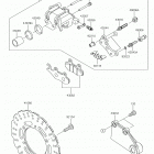 Ninja 300 (EX300AHF) Задний тормоз