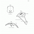 Versys-X 300 ABS (KLE300-CHF) Decals(gray)