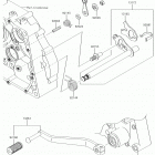 KLX150BF (KLX150FHFB) Механизм переключения передач