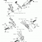 Ninja ZX-6R Подножки