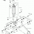 Ninja ZX-6R ABS Подвеска  /  амортизатор