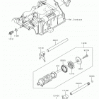 Ninja 300 ABS (EX300BHFB) Шестерни   /  вилки переключения