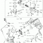 Ninja 1000 Главный тормозной цилиндр