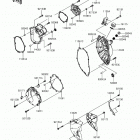 Ninja ZX-6R ABS Крышки двигателя