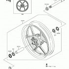 Ninja ZX-6R Переднее колесо