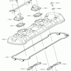Ninja 1000 Крышка головки цилиндров