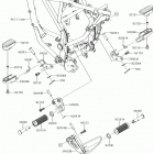 KLX150BF (KLX150FHFB) Подножки
