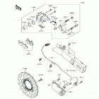 Versys-X 300 ABS (KLE300-CHF) Задний тормоз