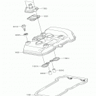 Ninja 300 (EX300AHF) Крышка головки цилиндров