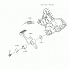 VERSYS 1000 (KLZ1000BHF) Педаль тормоза