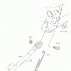 Ninja 300 ABS (EX300BHFB) Подножка