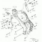 Ninja 1000 Крепление двигателя