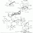 Ninja 300 ABS (EX300BHFB) Side covers  /  chain cover(bhf-bhfb)