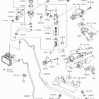Ninja 300 ABS (EX300BHFB) Задний торм цилиндр