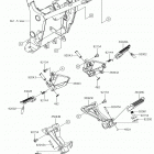 Ninja 300 ABS (EX300BHFB) Подножки
