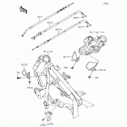 Versys-X 300 ABS (KLE300-CHF) Тросы управления