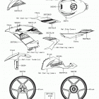 Ninja ZX-6R ABS Decals(green)(fgfa  /  fhfa)