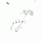 Versys-X 300 ABS (KLE300-CHF) Подножка