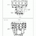 Ninja ZX-6R ABS Болты крепления картера