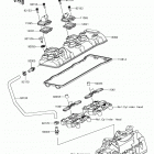 Ninja ZX-6R ABS Крышка головки цилиндров